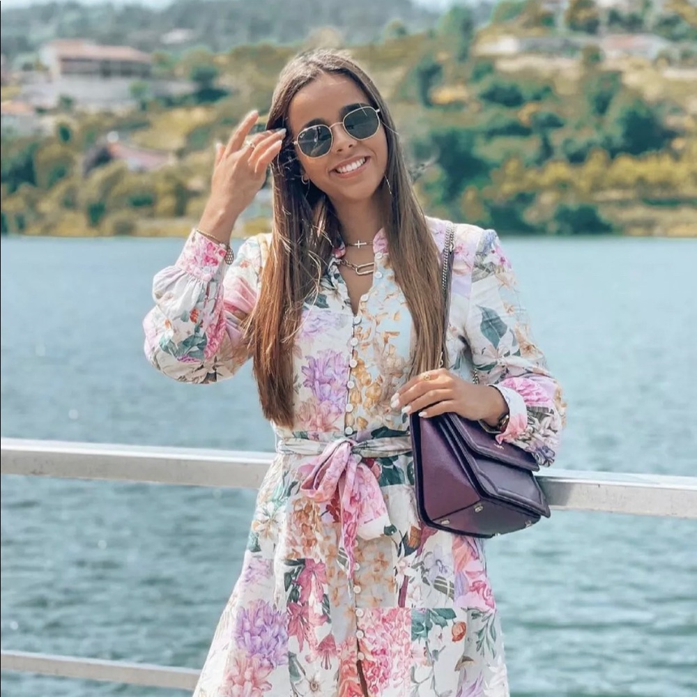 NWT Zara Floral Print Dress 2725/119 Blogger fave!